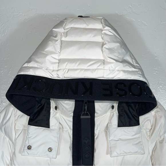 MOOSE KNUCKLES Gataga 650 Fill Power Down Puffer Jacket - White Sz - Small $895 - Picture 8 of 15